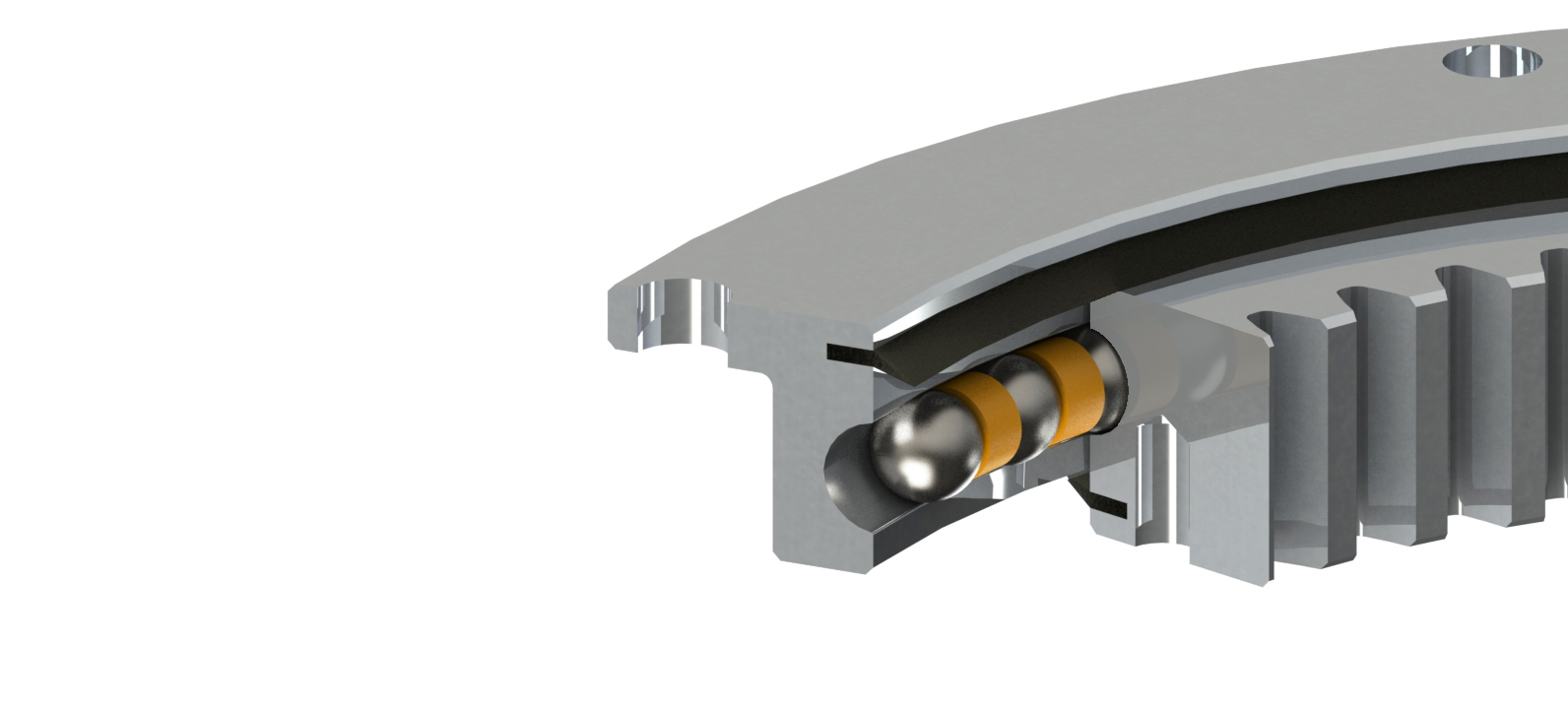回轉支承發生瞬間斷裂是怎么回事？原因及解決辦法
